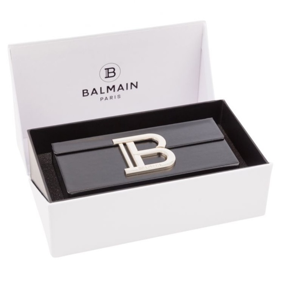 Balmain X Akoni Black & Gold Edition Square O.R. Sunglasses Frames 59.16 140 NEW - Picture 9 of 13